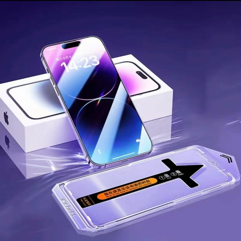 14, 15 Plus, Pro, Pro Max Telefonlar İçin 2'li Paket Mat Ekran Koruyucu Cam