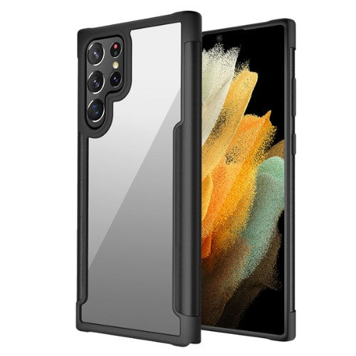 Metal Transparent Phone Case for Samsung S22