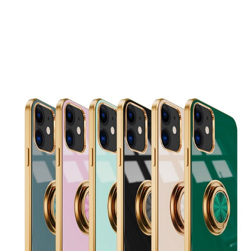 Ringora Electroplated Magnetic Ring Holder Case